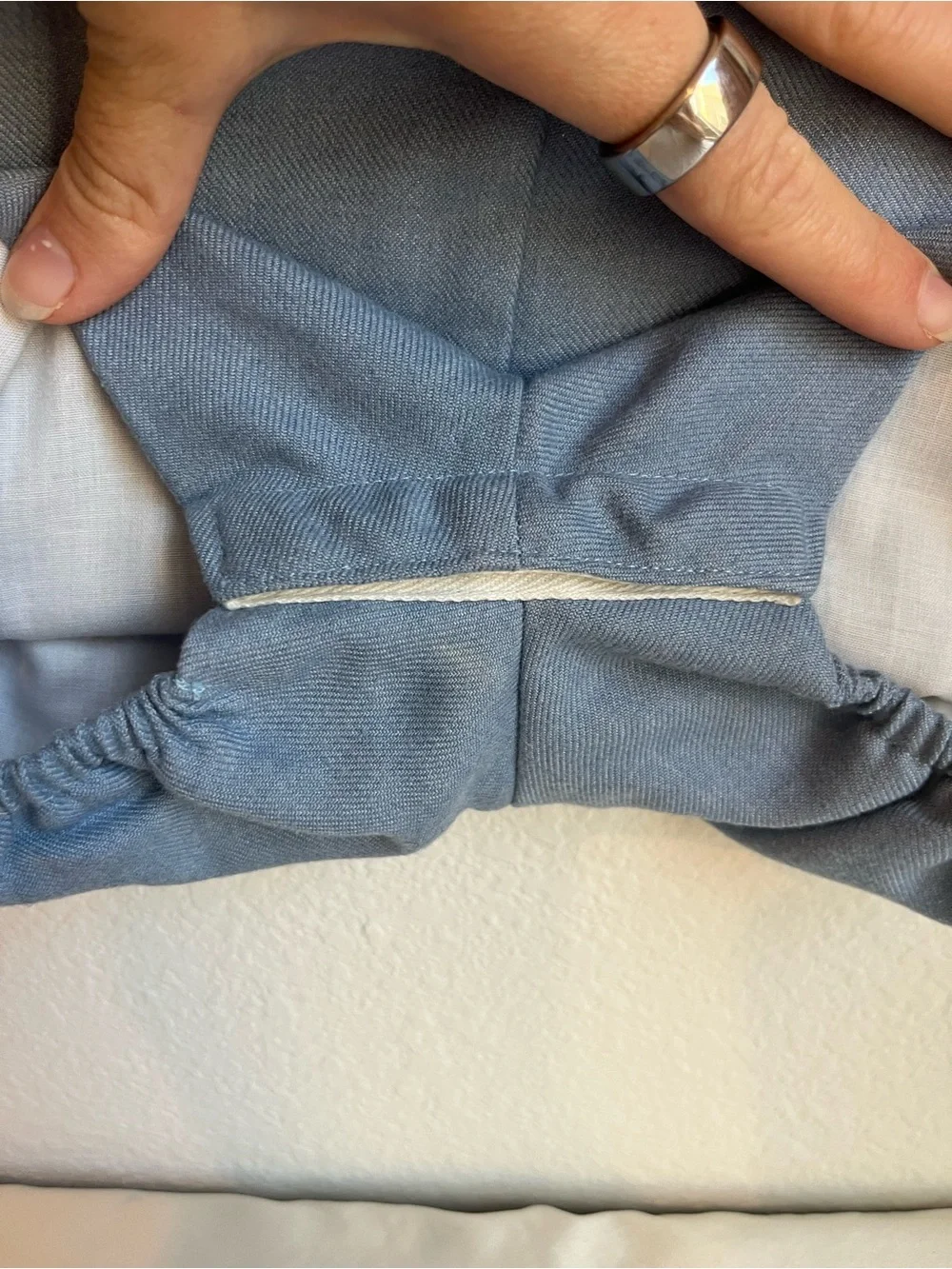 Vintage House of Hatten Blue Boys Smocked Police Car Romper